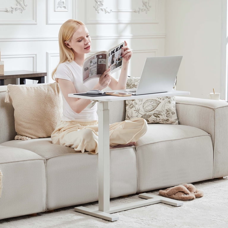 Mobile Standing Desk with Adjustable Height and Rolling Casters photo 5