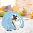 thumbnail image 6 of NANAHuang Rabbit Hideout Large Bunny Bed Washable Rabbit House and Hideout Fleece Guinea Pig Hiding Hut for Indoor Bunnies Small Animal Hideaway, 6 of 6