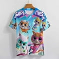 thumbnail image 4 of Super Kitties T-Shirt for Women Casual Printed Tee Stylish Soft Graphic Shirts Top Short-Sleeve Outfit 4XL, 4 of 8