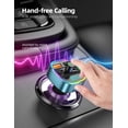 thumbnail image 2 of Transmisor FM Bluetooth Nulaxy NX10, adaptador de coche con cargador, 2 of 8