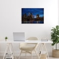 thumbnail image 3 of Stupell Industries Rustic Lodge Brooklyn Bridge at Night Canvas Art, 24 x 16, by Tim West, 3 of 8