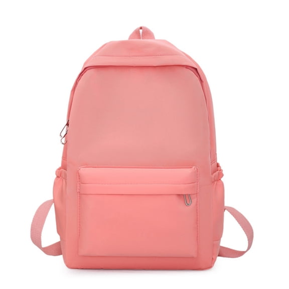 Large Capacity Nylon Backpack, Watermelon Red Lightweight Travel Daypack with Laptop Compartment, Minimalist School Book Bag for College Students & Commuters, 40x29x12cm