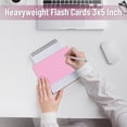 thumbnail image 4 of 200 Sheets Index Cards Topboutique Ruled Note Cards Lined Notecards Pink Flashcards 3 X 5 Inch Lined Flash Cards for Studying, Memo Cards, Office Supply, DIY, To Do List, Presentation,4 Pack, 4 of 7