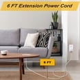 thumbnail image 4 of Regleta empotrada Kungfuking con PD de 20 W, USB C, 2 salidas, 2 USB, 4 of 7