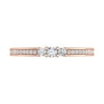 thumbnail image 3 of 14K Rose Gold 3-Stone Diamond Engagement Ring (0.22 Carat) (Ring Size 9.5) (I1-I2 Clarity), 3 of 4