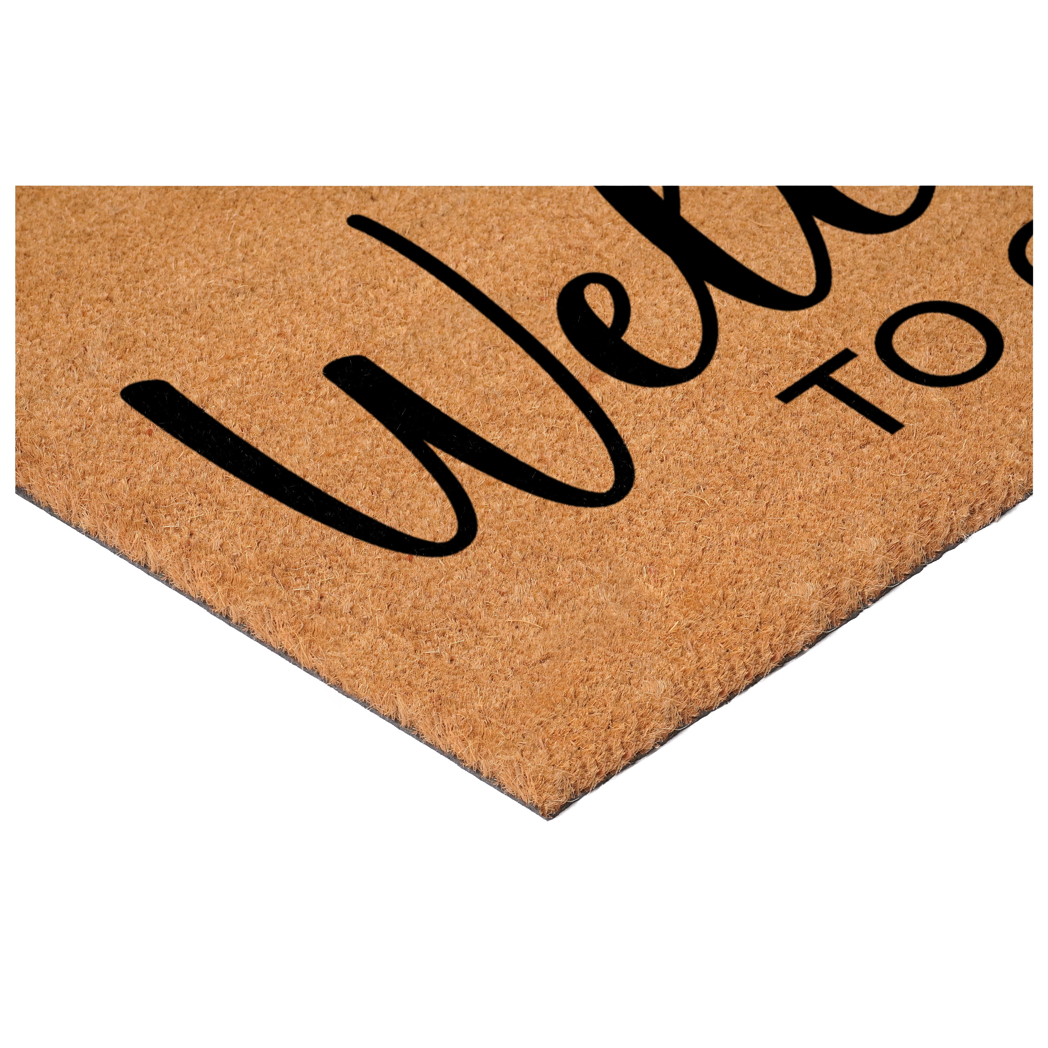Welcome to our cabin Doormat, 17" x 29"