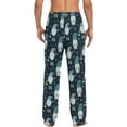 thumbnail image 2 of HPINK-T Blue Gnome Men's Pajama Pants Sleepwear Lounge Pajama Bottoms with Pockets, S M L XL XXL, 2 of 7