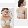 thumbnail image 4 of SDNall Womens Bra Soild Wire Free Underwear One-Piece Bra Everyday Underwear, 4 of 9