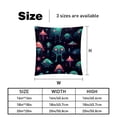 thumbnail image 5 of Alien Luxurious Velvet Decorative Throw Pillow Covers - Set of 2, Unique Patterns, Available in 16x16, 18x18, and 20x20 Inches for Various Occasions, 5 of 6