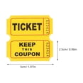 thumbnail image 2 of Dosaele600 Pcs Carnival Raffle Tickets For Festivals Double Roll Raffle Tickets Events Raffle Tickets Single Ticket Roll for Games Universal Use, 2 of 8