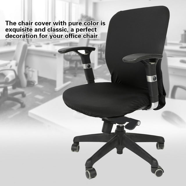 Cubierta De Silla Elástica, Protector De Asiento Elástico Para Sillas De Oficina Y Computadora, Tapa De Tela Extraible Con Ajuste Universal