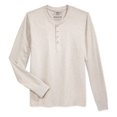 thumbnail image 2 of American Rag Heathered Henley Shirt para hombre, beige, mediano American Rag henley, 2 of 2