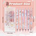 thumbnail image 3 of 6PCS Cute Retractable Ballpoint Pens, kawaii 0.5mm Fine Point Cartoon Bear Smooth Writing Pens, Quick Dry Black Ink Gel Pens, Journaling Pens for Gifts Office  Supplies, 3 of 7