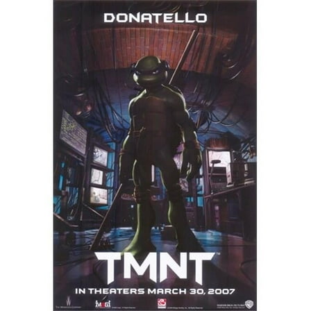 Posterazzi MOV376261 Teenage Mutant Ninja Turtles Movie Poster - 11 x 17 in.