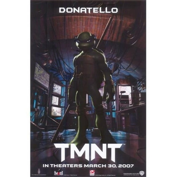 Posterazzi MOV376261 Teenage Mutant Ninja Turtles Movie Poster - 11 x 17 in.