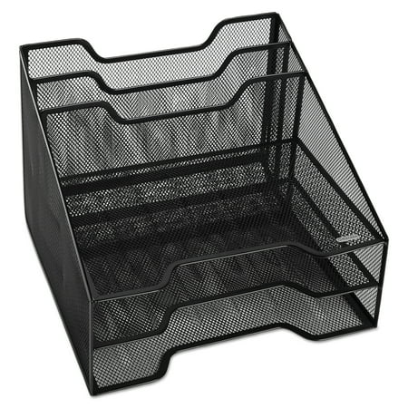 GTIN 030402000230 product image for Rolodex Mesh Combo Tray, For Letter/A4 Paper, Black | upcitemdb.com
