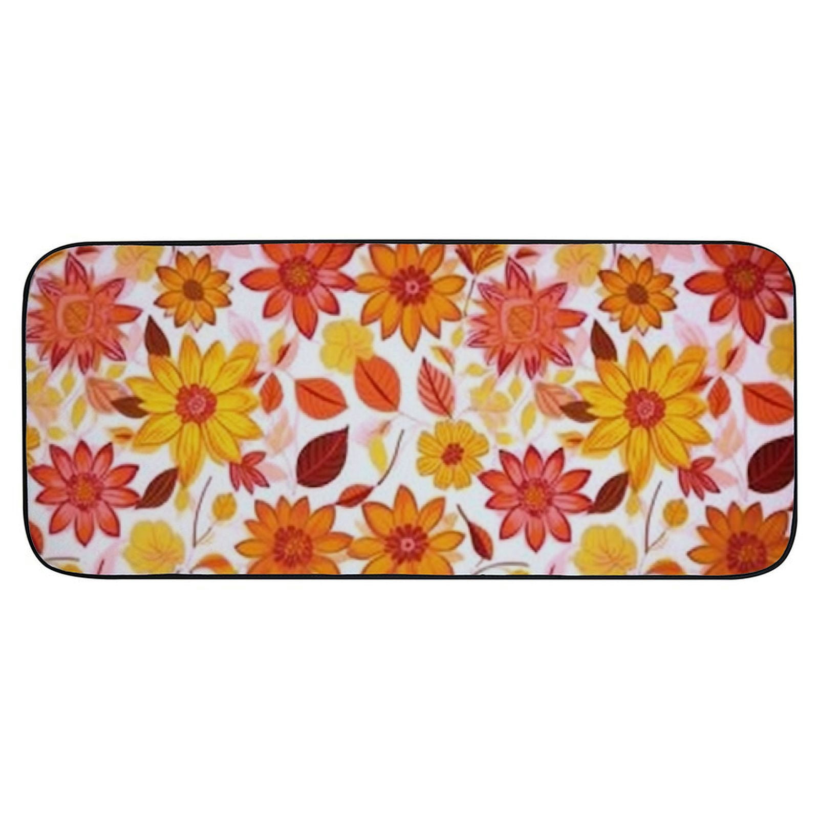 PHYHOO Decorative Door Mat, Door Mat with Non-Slip Rubber Backing, Easy Cleaning, Traps Dirt, Rug for Entry, Patio, Garage 19.68*47.24 in
