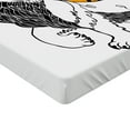 thumbnail image 2 of Ambesonne Astrology Fitted Sheet, Zodiac Leo Art, Twin XL Size, Multicolor, 2 of 3