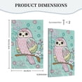 thumbnail image 5 of ZICANCN Outlet Covers Wall Plate, Pink Owl Green Background Light Switch Cover Decorative, Duplex Toggle Combo 1-Gang, 5 of 9