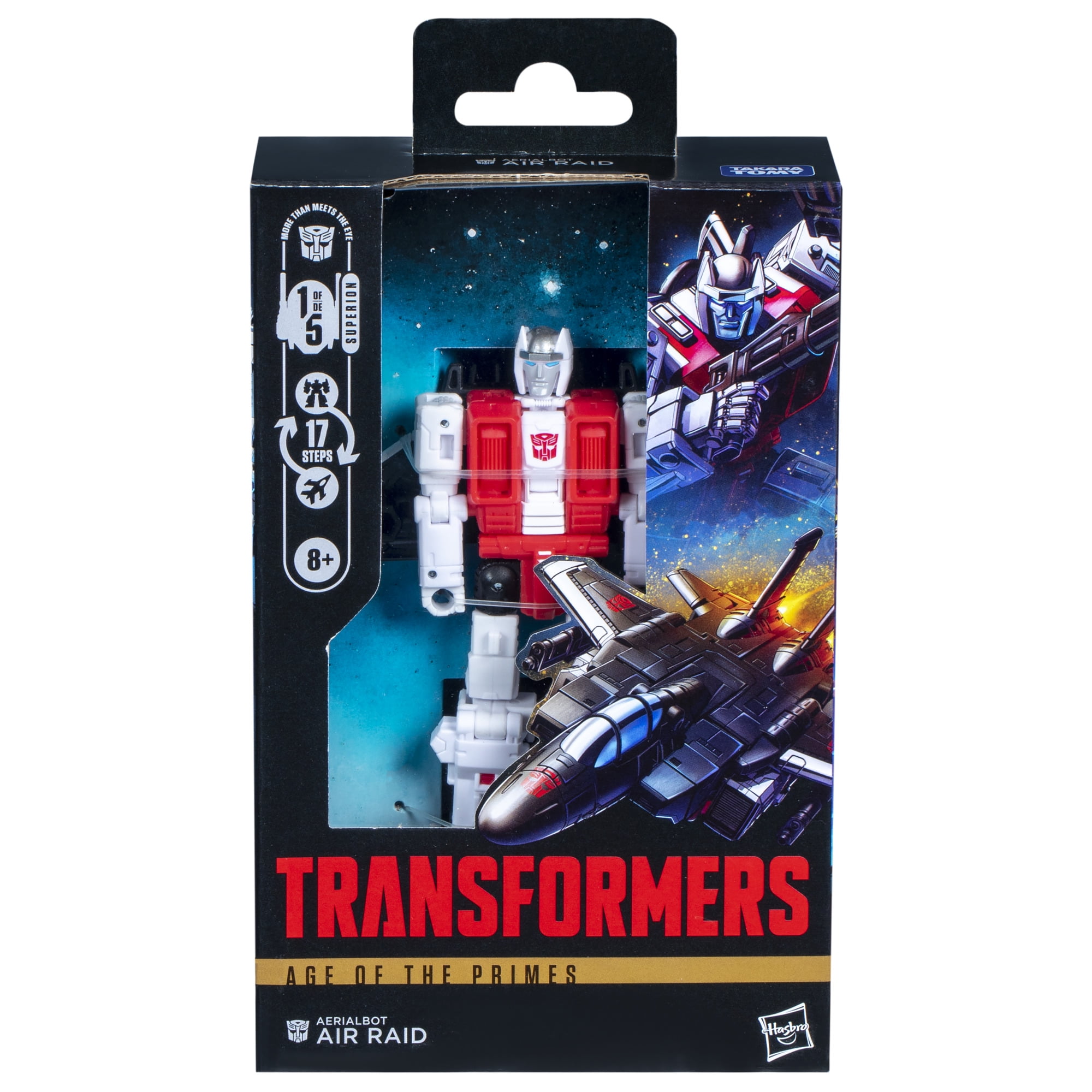 Transformers Age of the Primes Deluxe Class Aerialbot Air Raid 5.5” Action Figure, 8+