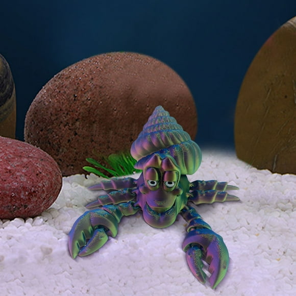 Colour-Printed Hermit Crab Model Shows the Beauty of Marine Life A Combination of Technology