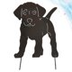thumbnail image 2 of Outdoor Pots Metal Animal Stakes Garden Figure Decoration Dog Garden Ornament, 2 of 2