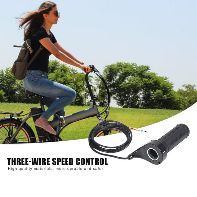24V 36V 48V 3 Cable Hall Twist Throttle Grip Gobernador de velocidad del vehículo eléctrico