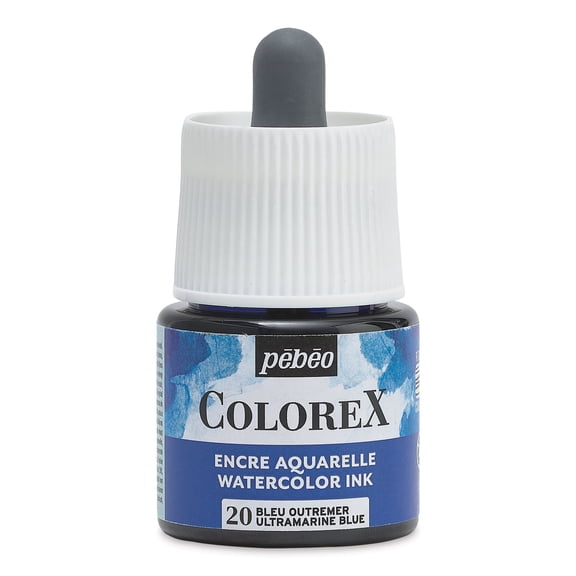 Pebeo Colorex Inks - Ultramarine Blue, 45 ml