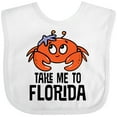 thumbnail image 3 of Inktastic Florida Vacation Cute Beach Crab Boys or Girls Baby Bib, 3 of 4