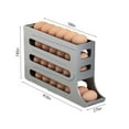 thumbnail image 6 of 2023 New Automatic Rolling Third-layer Egg Dispenser, Egg Holder Dispenser for Refrigerator, Holds 24 Eggs, Space-Saving Egg Storage, 6 of 6