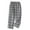 Gray, variant on Ashirexll Winter Pajamas for Men, Mens Pajama Pants, Checkered Print Loungewear Pants with Drawstring Elastic Waist and Pocket Fashion Casual Sleepwear