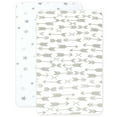 thumbnail image 3 of Pack N Play Playard Sheets, Portable Mini Crib Sheets, 2 Pack 100% 160 GSM Jersey Cotton, Size 38”x24”x5”, 3 of 5