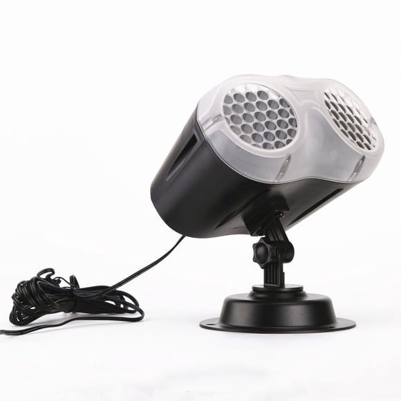 Projecteur de Lumières de Noël Extérieur, Projecteur de Flocons de Neige Double Étanche avec Télécommande, Lumière de Paysage Montable au Mur pour Décorations de Noël à la Maison