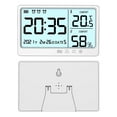 thumbnail image 4 of Multifunctional Temperature And Humidity Meter with Backlight High Thermo-Hygrometer Digital Thermometer Indoor Hygrometer with Comfort Reminder USB Charging Temperature + Humidity + Time +, 4 of 7