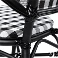 thumbnail image 5 of Furniture of America Tidez French Aluminum Patio Arm Chair in Black (Set of 2), 5 of 12