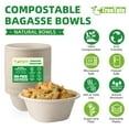 thumbnail image 3 of TreeTute 100 pack 32 OZ Paper AFN1Bowls,100% Compostable Disposable Soup Bowls, Heavy Duty,Eco-Friendly Made from Biodegradable Sugarcane Bagasse Perfect for Soup,Dessert,Milk,Cereals, 3 of 3