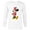 White, variant on Disney Minnie Mouse Classic Polka Dot Pose - Long Sleeve T-Shirt for Men - Customized-White