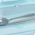thumbnail image 1 of Compartmentalized Lunch Box,Lunch Box 4 Compartments Lunch Box Stainless Steel Food Containers Ultra Responsive, 1 of 8
