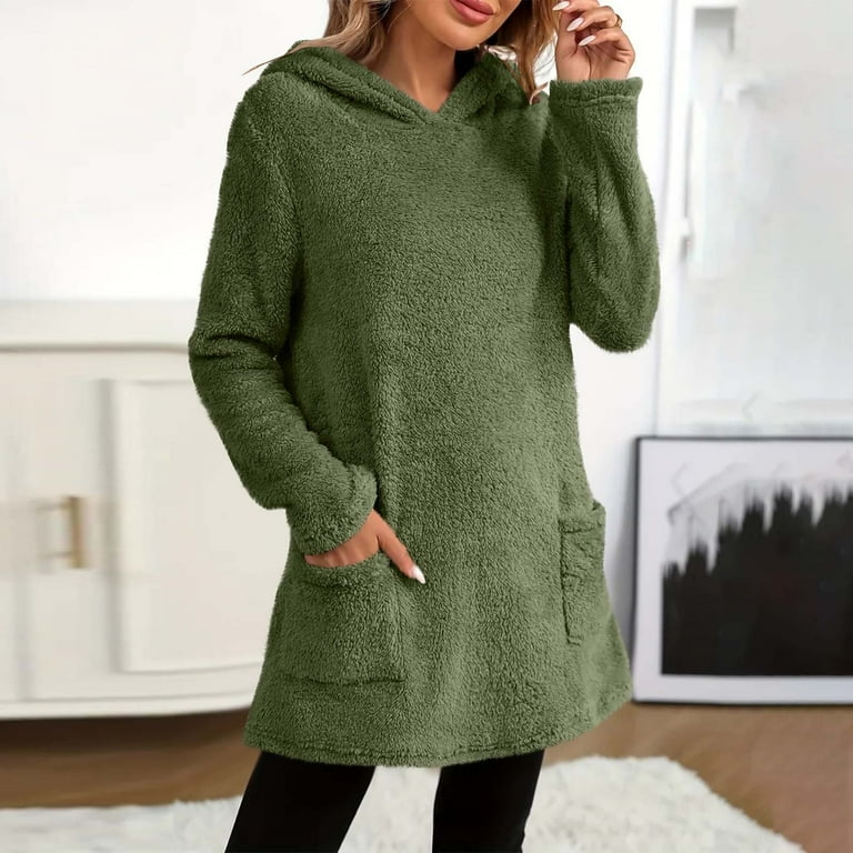 Cheap Cute Long Sleeve Hoodie Dress Hooded Dress Girls Long-Sleeve