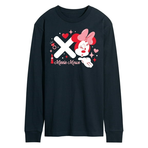 Mickey & Friends - XO Minnie Mouse - Men's Long Sleeve T-Shirt