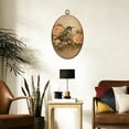 thumbnail image 3 of Oval Framed Wall Art Among Pink Roses Vintage Botanical Soft Pastel Tones Canvas Wall Art Oval Vintage Wall Decor Prints Hanging Decor for Home Bedroom Living Room Office 8"x11.4", 3 of 7