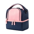 thumbnail image 1 of Hukapapa Bolsa de leche trasera de doble capa de gran capacidad, bolsa de almacenamiento de separación seca y húmeda, 1 of 7