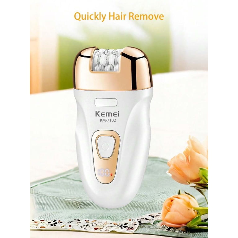 Kemei New Epilator KM-7102 Electric Hair Reomoal Device Painless