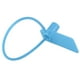 thumbnail image 4 of 100 unidades de etiquetas desechables para cables, coloridas, para identificación, con lazos, antirrobo y con cierre automático (azul), 4 of 11