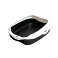 thumbnail image 2 of huayou Open Top High Sided Cat Litter Box, Anti-Splash Large Capacity Kitten Litter Pan, Easy Clean Pet Toilet, for Indoor Small Medium Cats, 2 of 7