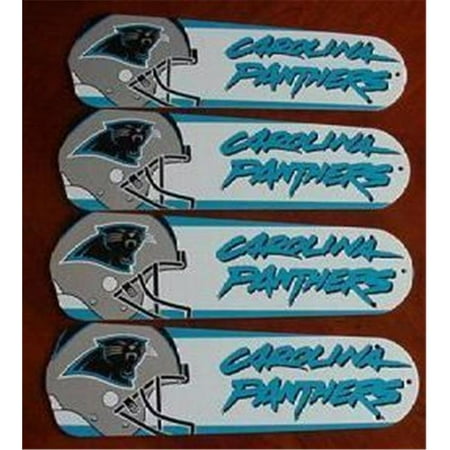 Ceiling Fan Designers 42SET-NFL-CAR NFL Carolina Panthers Football 42 In. Ceiling Fan Blades OnLY