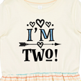 thumbnail image 4 of Inktastic 2nd Birthday 2 Year Old Arrow Girls Toddler Dress, 4 of 5