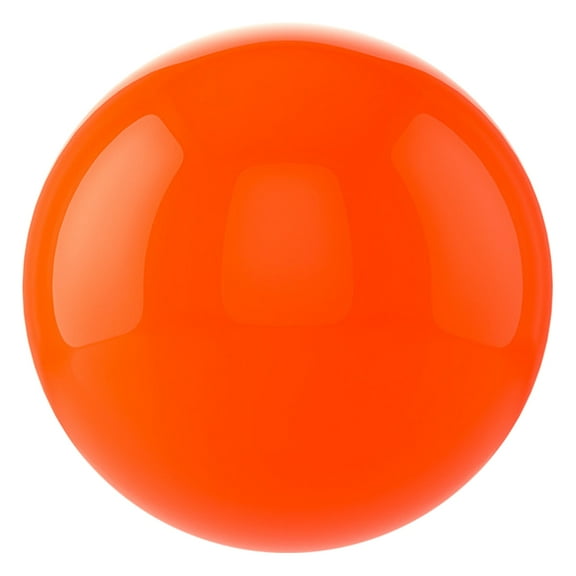 TABLZONE Orange Stainless Steel Gazing Globe for Indoor and Outdoor