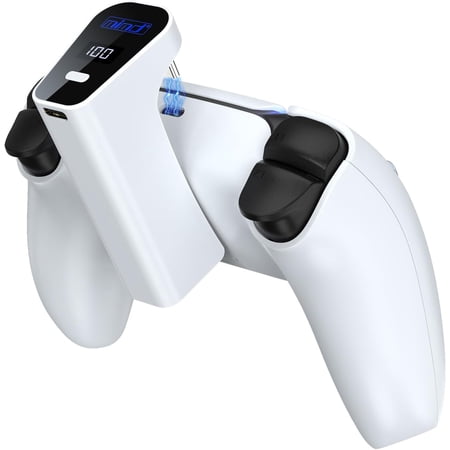 Wireless Charger for PS5 Controller, 3000mAh Portable Battery for ps5 DualSense Controller, Play and Charge Kit for ps5 Accessories