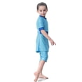 thumbnail image 2 of Traje de baño musulmán para niñas de nacionalidad Hui Traje de baño dividido para niños conservadores (Azure 100), 2 of 5